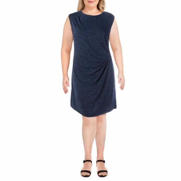 NIC+ZOE Dresses & Skirts - NIC + ZOE PLUS KNIT TWISTED FRONT SWEATER DRESS